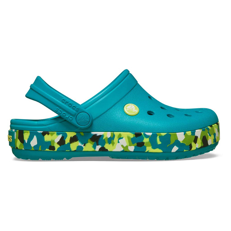 Crocband Glow Confetti Band Clog K